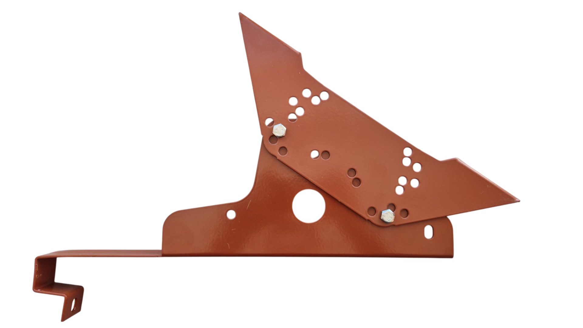 Gatavs jumta tilta stiprinājums māla un cementa dakstiņam