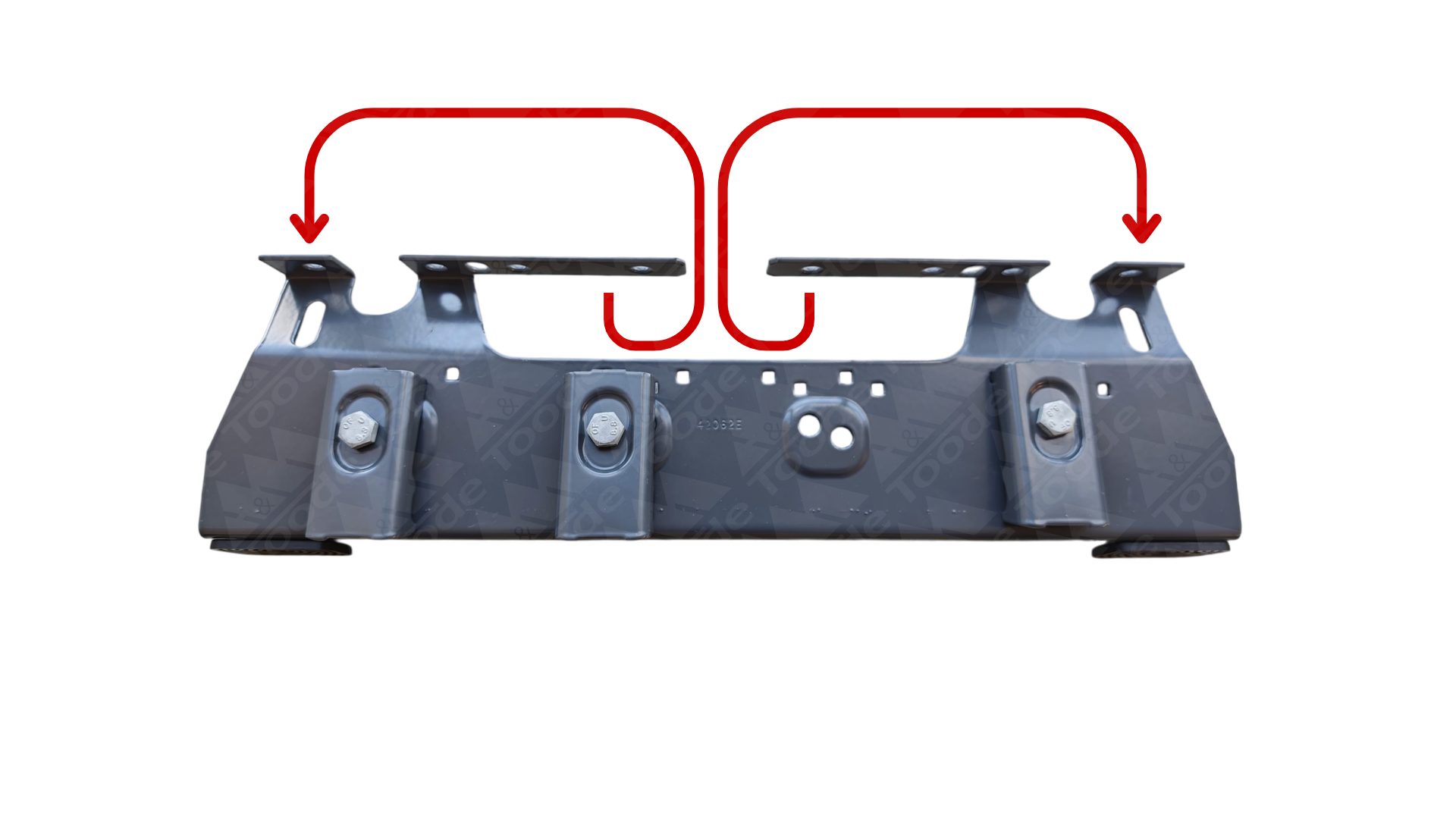 Kāpņu stiprinājuma locīšana