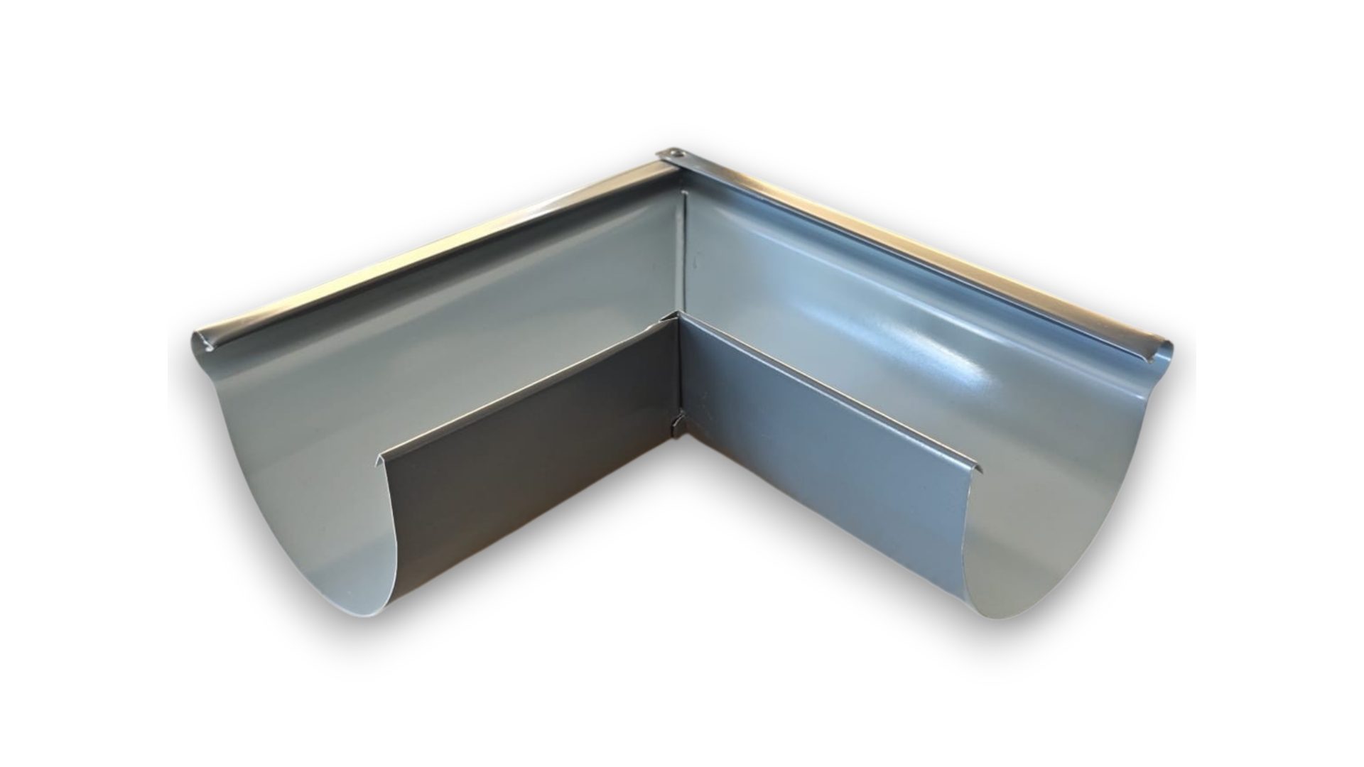 Apaļās teknes ārējais stūris 90 grādi