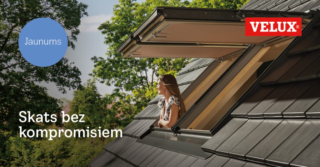 Jaunie VELUX GNL un GNU panorāmas jumta logi